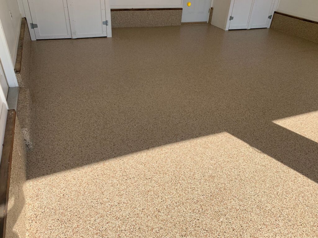 brown floor